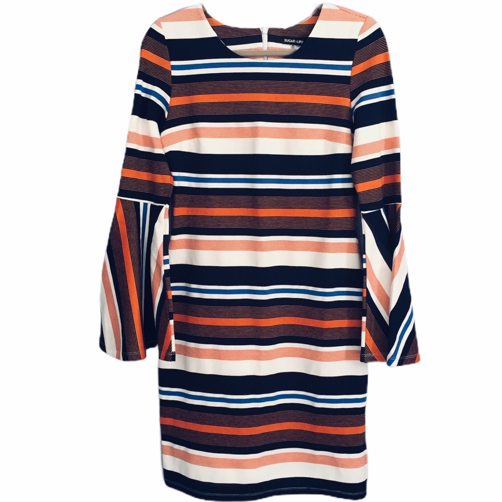 Sugar Lips Flare Sleeve Dress